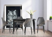 LAVİNYA KAŞIKLIKLI KELEBEK MASA | AHŞAP TOPKAPI AYAK