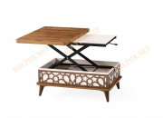 LÜKS SİHİRLİ SEHPA | AHŞAP AYAK