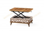 LÜKS SİHİRLİ SEHPA | AHŞAP AYAK