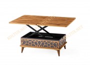 LÜKS SİHİRLİ SEHPA | AHŞAP AYAK