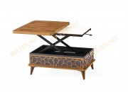 LÜKS SİHİRLİ SEHPA | AHŞAP AYAK