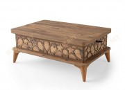 LÜKS SİHİRLİ SEHPA | AHŞAP AYAK