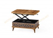 LÜKS SİHİRLİ SEHPA | AHŞAP AYAK