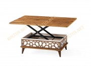 LÜKS SİHİRLİ SEHPA | AHŞAP AYAK