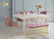 ROMA MASA TAKIMI (KİTABELİ) | BEYAZ AHŞAP