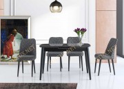 VENÜS MASA | SİYAH AHŞAP