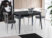 VENÜS MASA | SİYAH AHŞAP