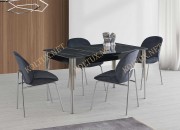 VENÜS MASA | SÜTUN KROM