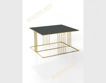 KARE ÇUBUK ORTA SEHPA | GOLD