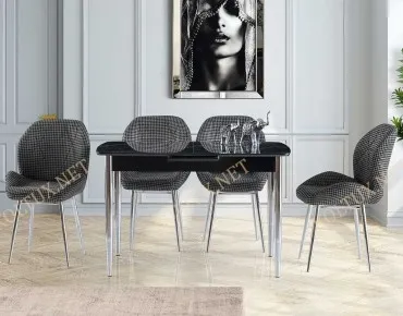 VENÜS MASA | KONİK KROM