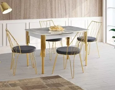 VENÜS MASA | SÜTUN GOLD