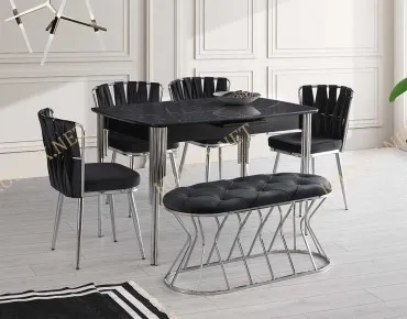 VENÜS MASA | SÜTUN KROM